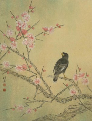 近现代 李科宏 醉花荫 72x94[花鸟] 