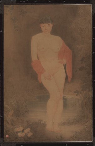 近现代 李爱国 工笔画-1 (5) 135X88[人物]