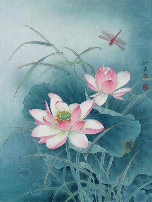 近现代 李科宏 觅香 56x75[花鸟] 