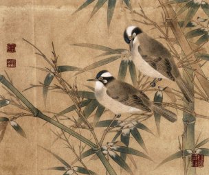 近现代 李晓明 花鸟作品大图 (30)[花鸟]