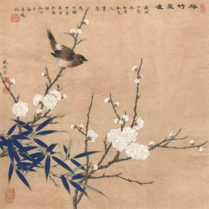 近现代 李晓明 花鸟作品大图 (20)[花鸟]
