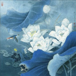 近现代 李晓明 花鸟作品大图 (13)[花鸟]