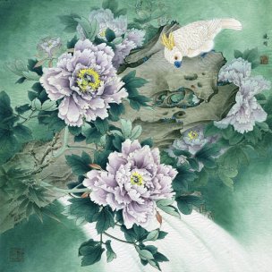近现代 李晓明 花鸟作品大图 (2)[花鸟]