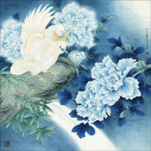 近现代 李晓明 花鸟作品大图 (29)[花鸟]