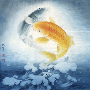 近现代 李晓明 工笔 花鸟0301 [花鸟]