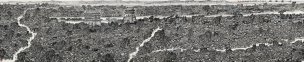 近现代 李小可 水墨家园97X20[山水]