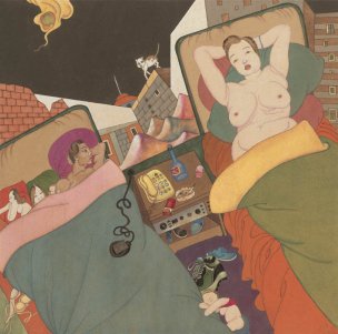 近现代 李孝萱 (5) 40X40[人物] 
