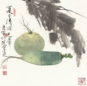 近现代 朱军 范曾-册页十二开-12-44x44 [其它]