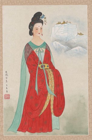 近现代 曹梦芹 文成公主（圣彩虹原始扫描） 6