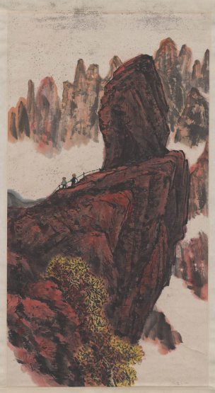 近现代 方济众 山水 51×94[山水]