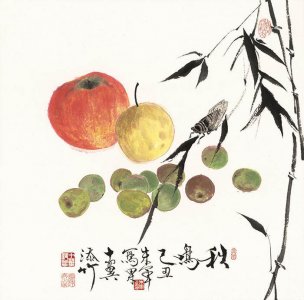 近现代 朱军 ca10007006-册页十二开-04 27x27[花鸟]