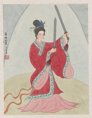 近现代 曹梦芹 虞姬别楚（圣彩虹原始扫描） 6