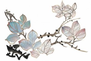 近现代 佚名 花卉图册J173-69-国画百花争艳2[花鸟 