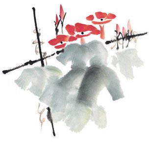 近现代 佚名 花卉图册J173-69-国画百花争艳318[花鸟 