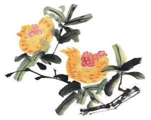 近现代 佚名 花卉图册J173-69-国画百花争艳322[花鸟 