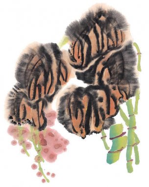 近现代 佚名 花卉图册J173-69-国画百花争艳314[花鸟