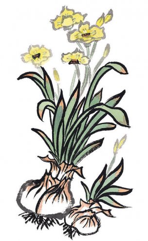 近现代 佚名 花卉图册J173-69-国画百花争艳277[花鸟