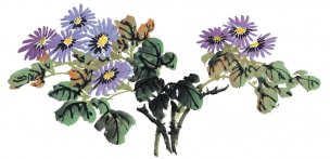 近现代 佚名 花卉图册J173-69-国画百花争艳279[花鸟