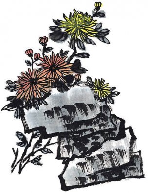 近现代 佚名 花卉图册J173-69-国画百花争艳283[花鸟