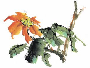 近现代 佚名 花卉图册J173-69-国画百花争艳135[花鸟