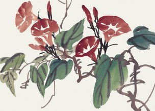 近现代 佚名 花卉图册J173-69-国画百花争艳103[花鸟