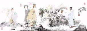 近现代 佚名 翰7FC4~1  93×34[人物]