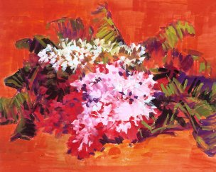 近现代 佚名 花 A01-55x68.5 [花鸟]