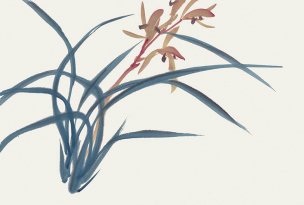 近现代 佚名 花卉图册J173-69-国画百花争艳122[花鸟