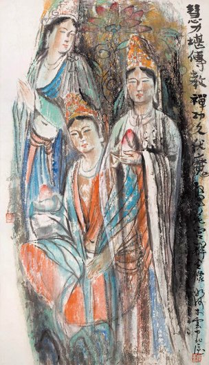 近现代 佚名 群圣像 [人物]