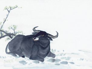 近现代 佚名 生肖动物集J173-77-国画生肖动物7[走