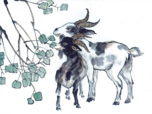 近现代 佚名 生肖动物集J173-77-国画生肖动物46[走