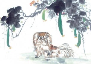 近现代 佚名 生肖动物集J173-77-国画生肖动物69[走