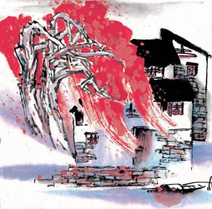 近现代 佚名 江南水乡画册J173-74-国画江南水乡
