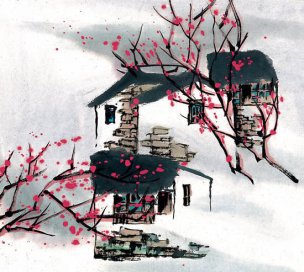 近现代 佚名 江南水乡画册J173-74-国画江南水乡