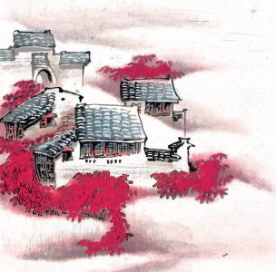 近现代 佚名 江南水乡画册J173-74-国画江南水乡