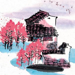 近现代 佚名 江南水乡画册J173-74-国画江南水乡