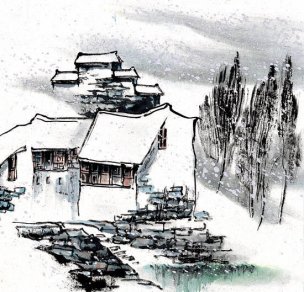 近现代 佚名 江南水乡画册J173-74-国画江南水乡 