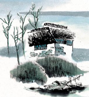 近现代 佚名 江南水乡画册J173-74-国画江南水乡 