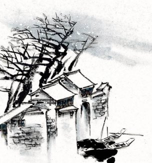 近现代 佚名 江南水乡画册J173-74-国画江南水乡 