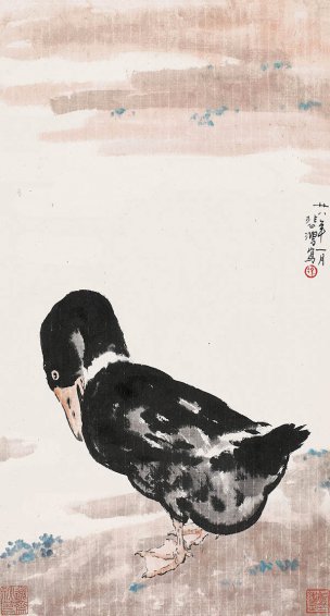 近现代 徐悲鸿 鸭--76.2MB 32x60[走兽]