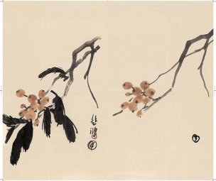 近现代 徐悲鸿 册页之三-ca0709041-25-26 28.7x24[花鸟