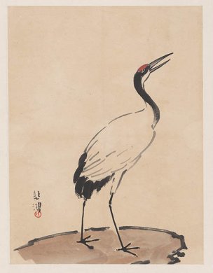 近现代 徐悲鸿 册页-12[花鸟]