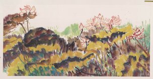近现代 徐建平 原始扫描CA0902004-B04 142x74[花鸟]