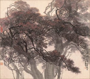 近现代 张廷禄 晚风 90x80[山水]