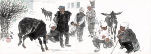 近现代 张广 农民 翰7BD4~1  93×34[人物]