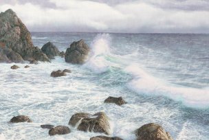 近现代 宋涤 04-沧海图-67.5x101[山水]
