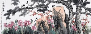 近现代 宋雨桂 不信春来花不红-X 清晰度一般[花