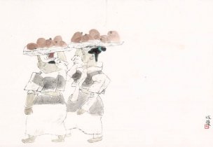 近现代 周思聪 册页20开-10 55X38[人物]