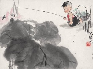 近现代 周思聪 -a李渊涛藏品 46x35[人物]