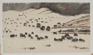 近现代 吴欢 作品 (43)[山水]